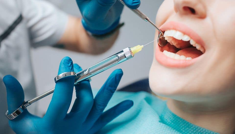 Anaesthetic in your mouth for pain free dentistry